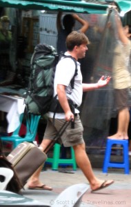 Backpacker in Thailand
