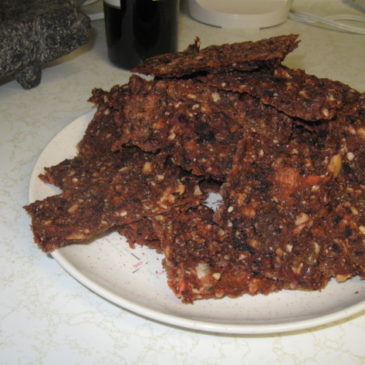 Homemade energy bars (Or, what to do with all that juicer pulp).