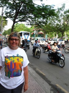 Saigon street traffic