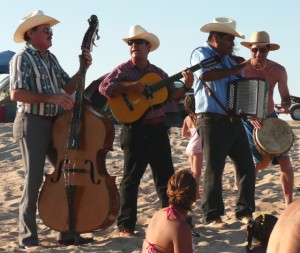 Music on beach in puerto penasco mexico