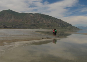 Kennecott smokestack Great Salt Lake