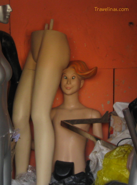 Creepy mannequin