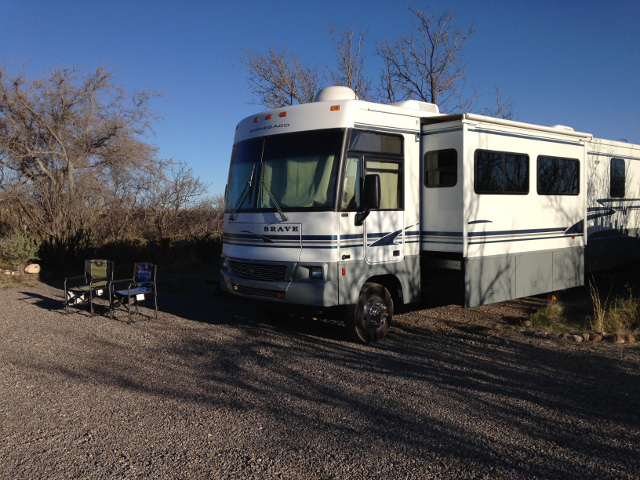 RV site at Faywood Hot Springs