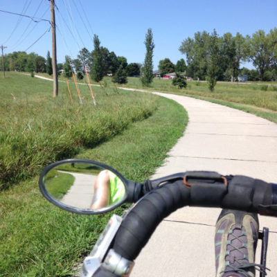 Great bike path around Johnson Lake, Nebraska