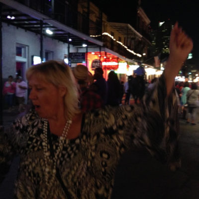 Bourbon Street never stops partying