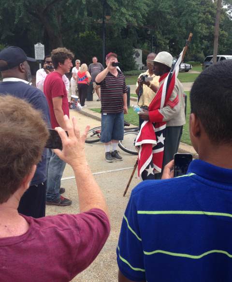 Confederate flag protesters, Columbia South Carolina
