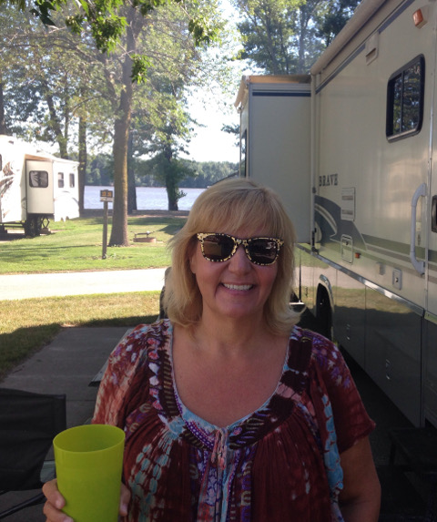 Julie at Buffalo Shores Campground in Iowa