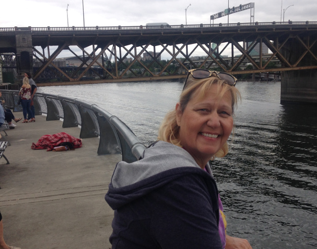 Julie, riverside in Portland, Oregon