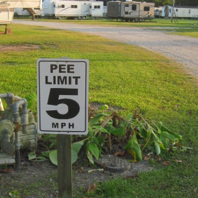 Humor at Richard's RV Park in New Orleans
