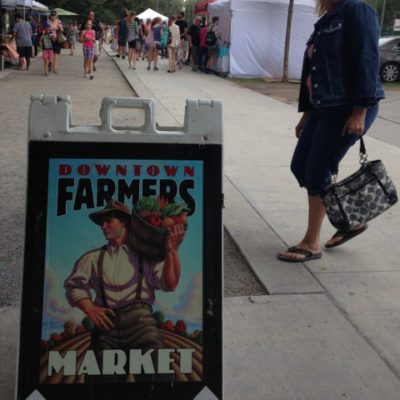 Salt Lake City has come a long way to have a big farmers market. We've come a long way since living here.