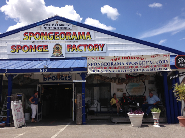 Spongeorama sponge factory in Tarpon Springs, Fl