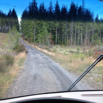 Now this is a back road! Estacada.