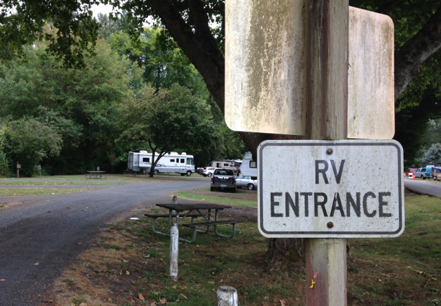 RV park in Chehalis Washington