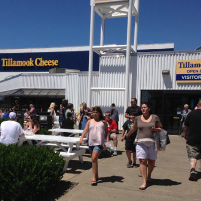 Tillamook Cheese Factory was a bit too popular for us.