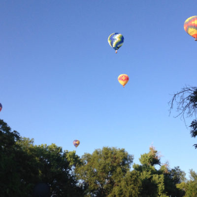 Balloons over Albuquerque on July 4th
