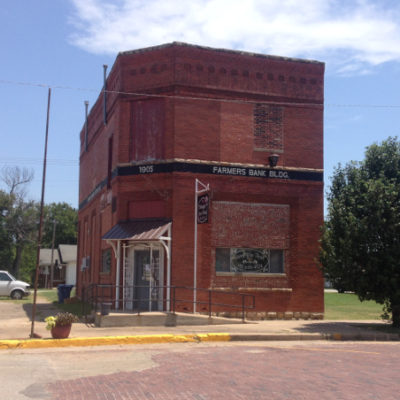 Downtown Davenport, Oklahoma along Route 66