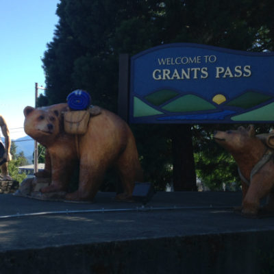 Strange creatures live in Grants Pass, including backpacking bears